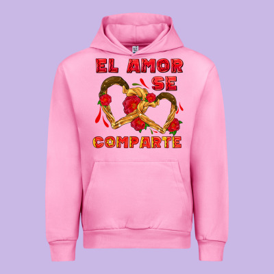 El Amor Se Comparte With Churros Urban Hoodie Designed By Adodesignshop