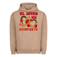Pigment Burro el amor se comparte with churros Urban Hoodie - AdoDesignShop