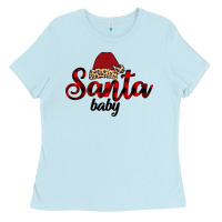 Baby Blue Santa Baby Ladies Tee - Bettercallsaul