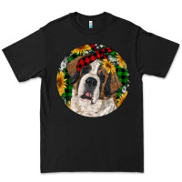 Black Christmas St. Bernard Premium Tee - RanaPortraitStore