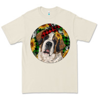 Bone Christmas St. Bernard Premium Tee - RanaPortraitStore