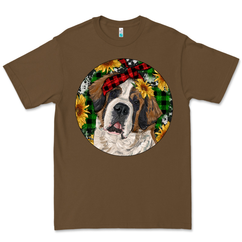 Christmas St. Bernard Premium Tee by RanaPortraitStore | Teevron