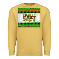 Antique Gold st patricks one lucky heifer Premium Sweatshirt - Artiststas