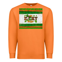 Carrot st patricks one lucky heifer Premium Sweatshirt - Artiststas