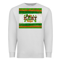 Dove Grey st patricks one lucky heifer Premium Sweatshirt - Artiststas