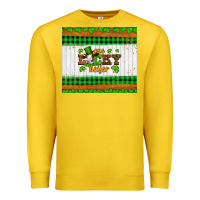 Lemon st patricks one lucky heifer Premium Sweatshirt - Artiststas