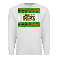 Oatmeal Heather st patricks one lucky heifer Premium Sweatshirt - Artiststas