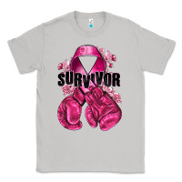 Moon Dust Survivor Breast Cancer with boxing gloves Classic Tee - NancyCooperArtShop