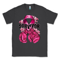 Smoke Survivor Breast Cancer with boxing gloves Classic Tee - NancyCooperArtShop