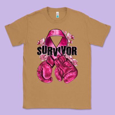 Survivor Breast Cancer With Boxing Gloves Classic Tee Designed By Nancycooperartshop