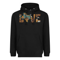 Black love texas map sunflower leopard cowhide Heavyweight Hoodie - Artiststas