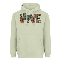 Matcha love texas map sunflower leopard cowhide Heavyweight Hoodie - Artiststas