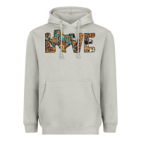 Moon Dust love texas map sunflower leopard cowhide Heavyweight Hoodie - Artiststas