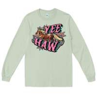 Matcha Yee haw Long Sleeve Tee - HowdyJamesFarm