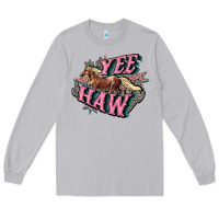 Moon Dust Yee haw Long Sleeve Tee - HowdyJamesFarm