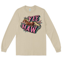 Mushroom Yee haw Long Sleeve Tee - HowdyJamesFarm