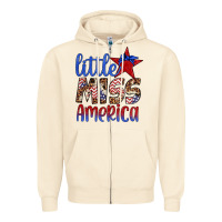 Sandshell little miss america Zipper Hoodie - Artiststas