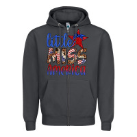 Smoke little miss america Zipper Hoodie - Artiststas