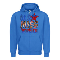 True Royal little miss america Zipper Hoodie - Artiststas