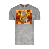Cloud Rock tigers with scratches Vintage Tee - TumblerDesignByShophia