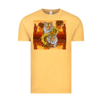 Vintage Mustard tigers with scratches Vintage Tee - TumblerDesignByShophia