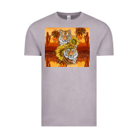 Vintage Zinc tigers with scratches Vintage Tee - TumblerDesignByShophia