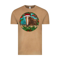 Vintage Camel Brown Horse Christmas Vintage Tee - RanaPortraitStore