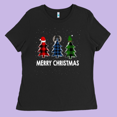 Merry Christmas Ladies Tee Designed By Bettercallsaul
