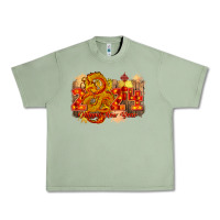 Oil Green year of the dragon chinese new year 2024 Urban Heavy Tee - CowGirlArtShop