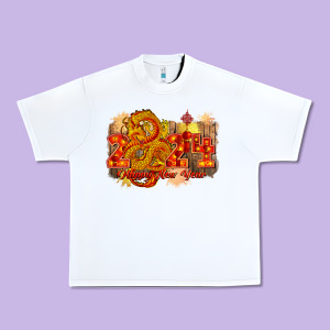 Year Of The Dragon Chinese New Year 2024 Urban Heavy Tee Designed By Cowgirlartshop