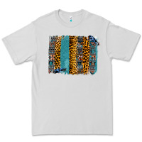 Dove Grey Aztec Leopard Glitter Brushstrokes Premium Tee - Bettercallsaul
