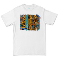 White Aztec Leopard Glitter Brushstrokes Premium Tee - Bettercallsaul