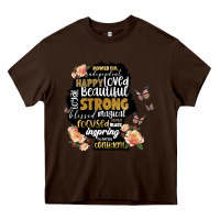 Chocolate Brown black woman silhouette Heavy Core Tee - Artiststas