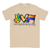 Mushroom Peace love equality Classic Tee - NancyCooperArtShop