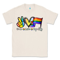 Natural Peace love equality Classic Tee - NancyCooperArtShop