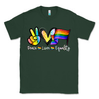 Sports Green Peace love equality Classic Tee - NancyCooperArtShop
