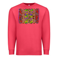 Cardinal mardi gras crawfish brushstrokes Premium Sweatshirt - Artiststas