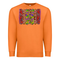Carrot mardi gras crawfish brushstrokes Premium Sweatshirt - Artiststas