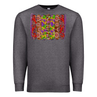 Charcoal Heather mardi gras crawfish brushstrokes Premium Sweatshirt - Artiststas