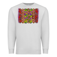 Dove Grey mardi gras crawfish brushstrokes Premium Sweatshirt - Artiststas