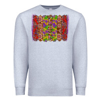 Heather Grey mardi gras crawfish brushstrokes Premium Sweatshirt - Artiststas