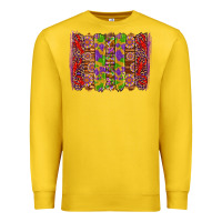 Lemon mardi gras crawfish brushstrokes Premium Sweatshirt - Artiststas