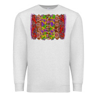 Oatmeal Heather mardi gras crawfish brushstrokes Premium Sweatshirt - Artiststas