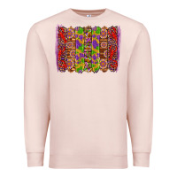 Pale Pink mardi gras crawfish brushstrokes Premium Sweatshirt - Artiststas
