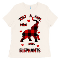 Bone Just a girl who loves Elephants - Elephant Ladies Tee - Bettercallsaul