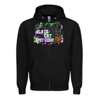 Black black cat apothecary Zipper Hoodie - SublimationCraftShop