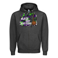 Charcoal Heather black cat apothecary Zipper Hoodie - SublimationCraftShop