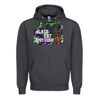 Smoke black cat apothecary Zipper Hoodie - SublimationCraftShop