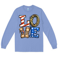 Colony Blue 4th of July Army Love Long Sleeve Tee - Jasminsmagicworld
