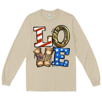 Mushroom 4th of July Army Love Long Sleeve Tee - Jasminsmagicworld